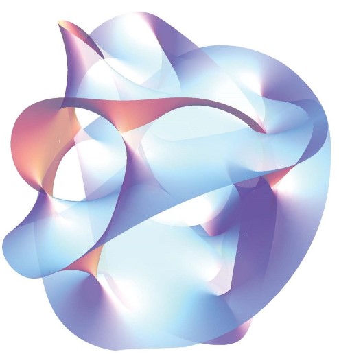 An illustration of a Calabi-Yau manifold.